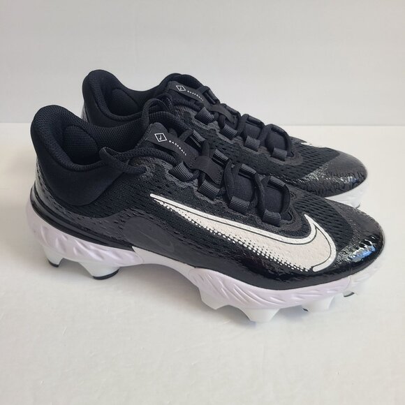 NEW Nike Alpha Huarache Elite 4 Low Baseball Cleats FD6221-001 Size 8 Black main image 7
